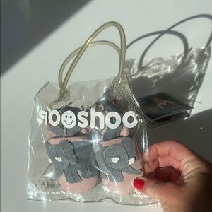 Baby girl leather slipper